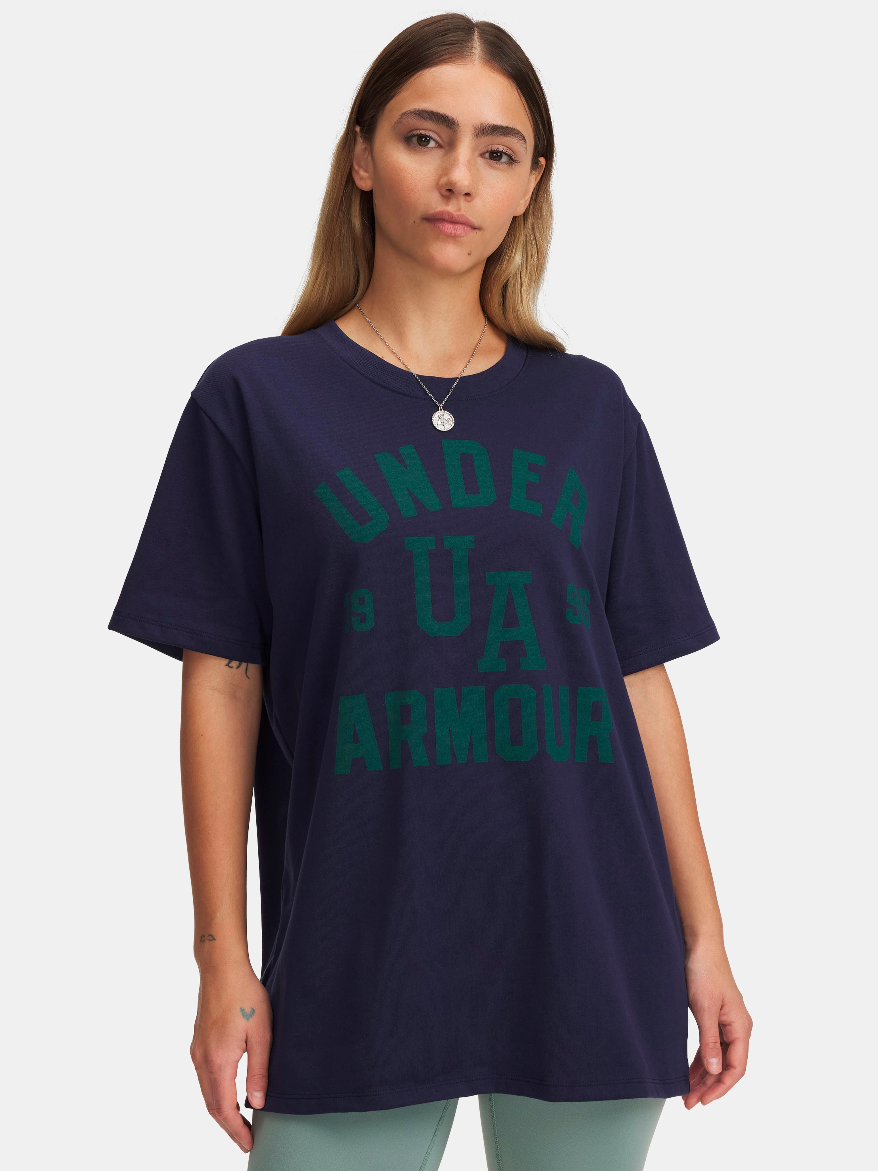 Футболка оверсайз довга жіноча Under Armour Ua Hwt Os Collegiate Ss 1389749-410 XL Синя від Rozetka на платформі USKIDKA Акція на Футболка оверсайз довга жіноча Under Armour Ua Hwt Os Collegiate Ss 1389749-410 XL Синя від Rozetka