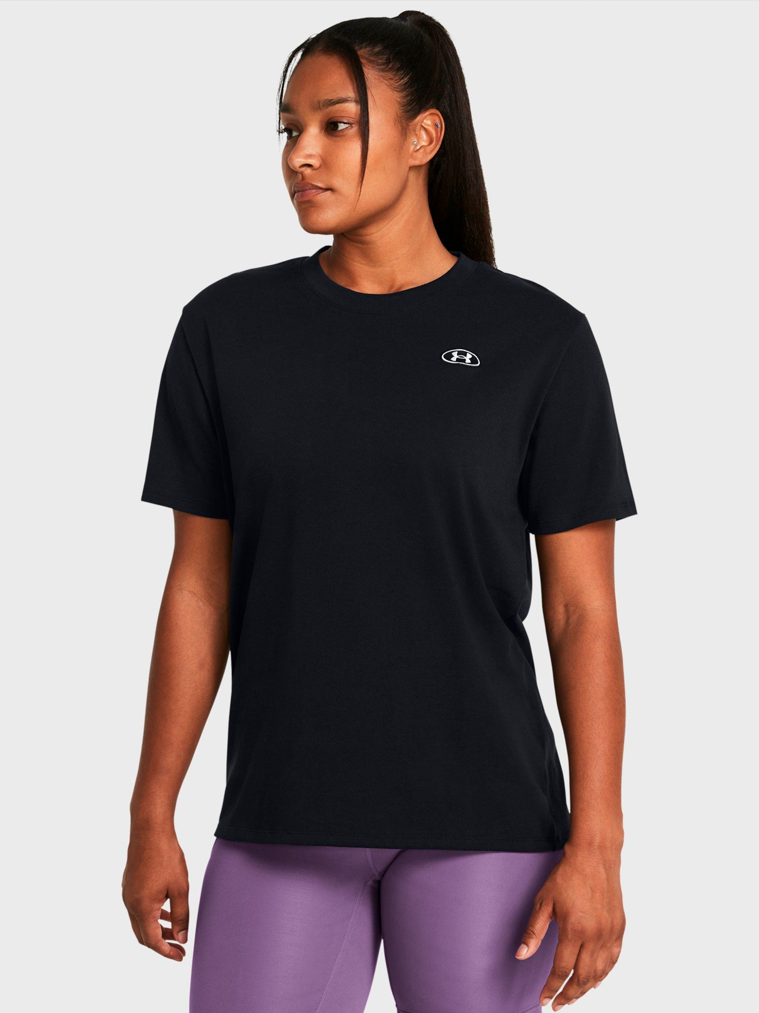 Футболка жіноча Under Armour Ua Hw Embroid Patch Bfos Ss 1383045-001 L Чорна від Rozetka на платформі USKIDKA Акція на Футболка жіноча Under Armour Ua Hw Embroid Patch Bfos Ss 1383045-001 L Чорна від Rozetka