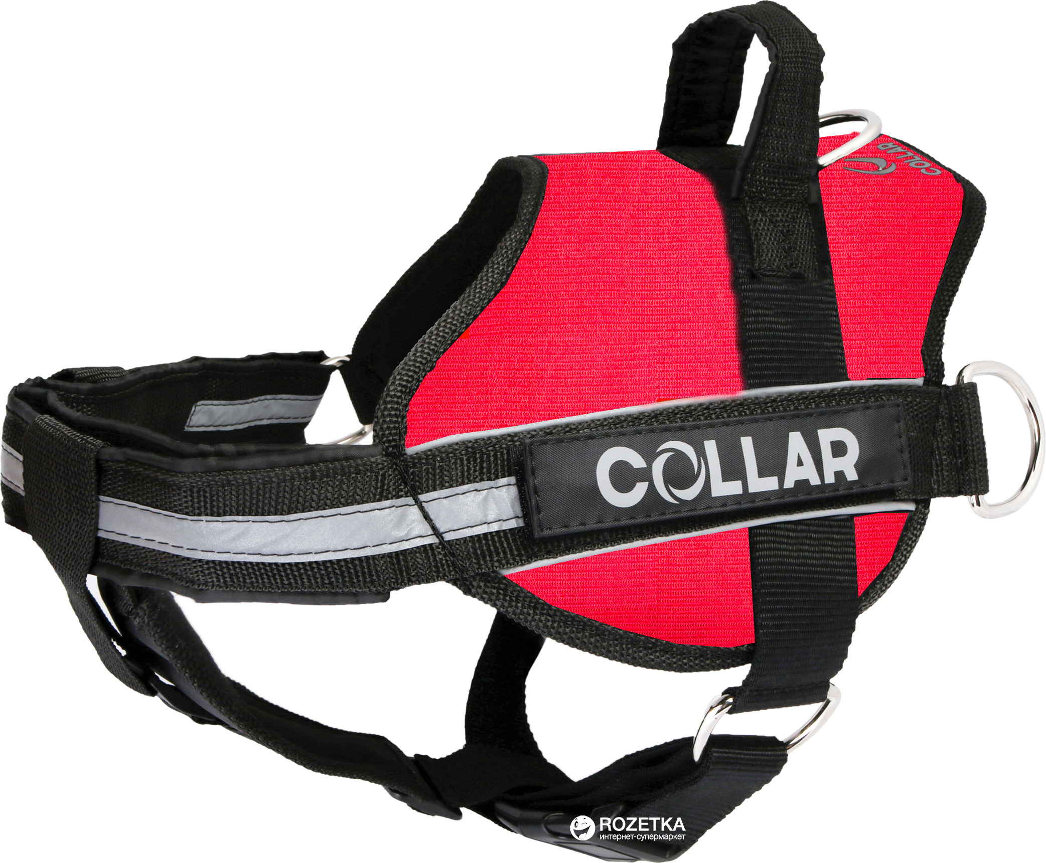 

Шлея Collar DogExtremе Police N2 со сменной надписью 40-60 см Красная