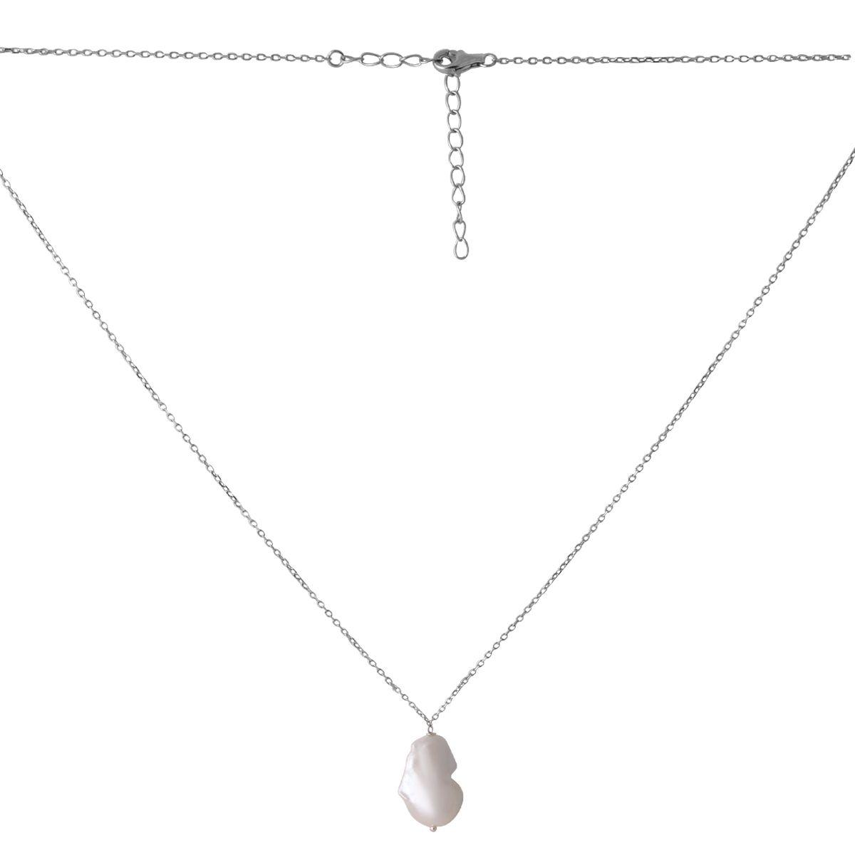 

Серебряное колье с натуральным жемчугом барочным 61.2ct 2068907 50 см