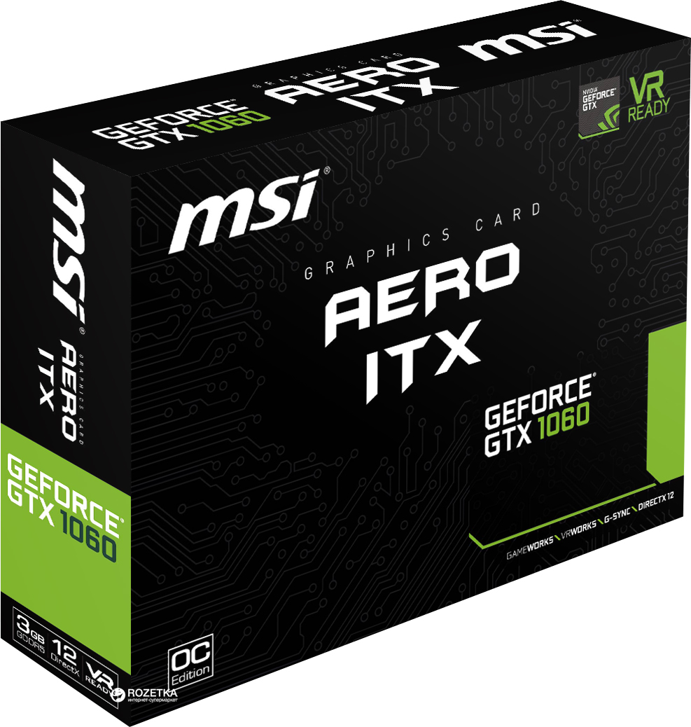 Gtx 1060 aero itx 3g clearance oc