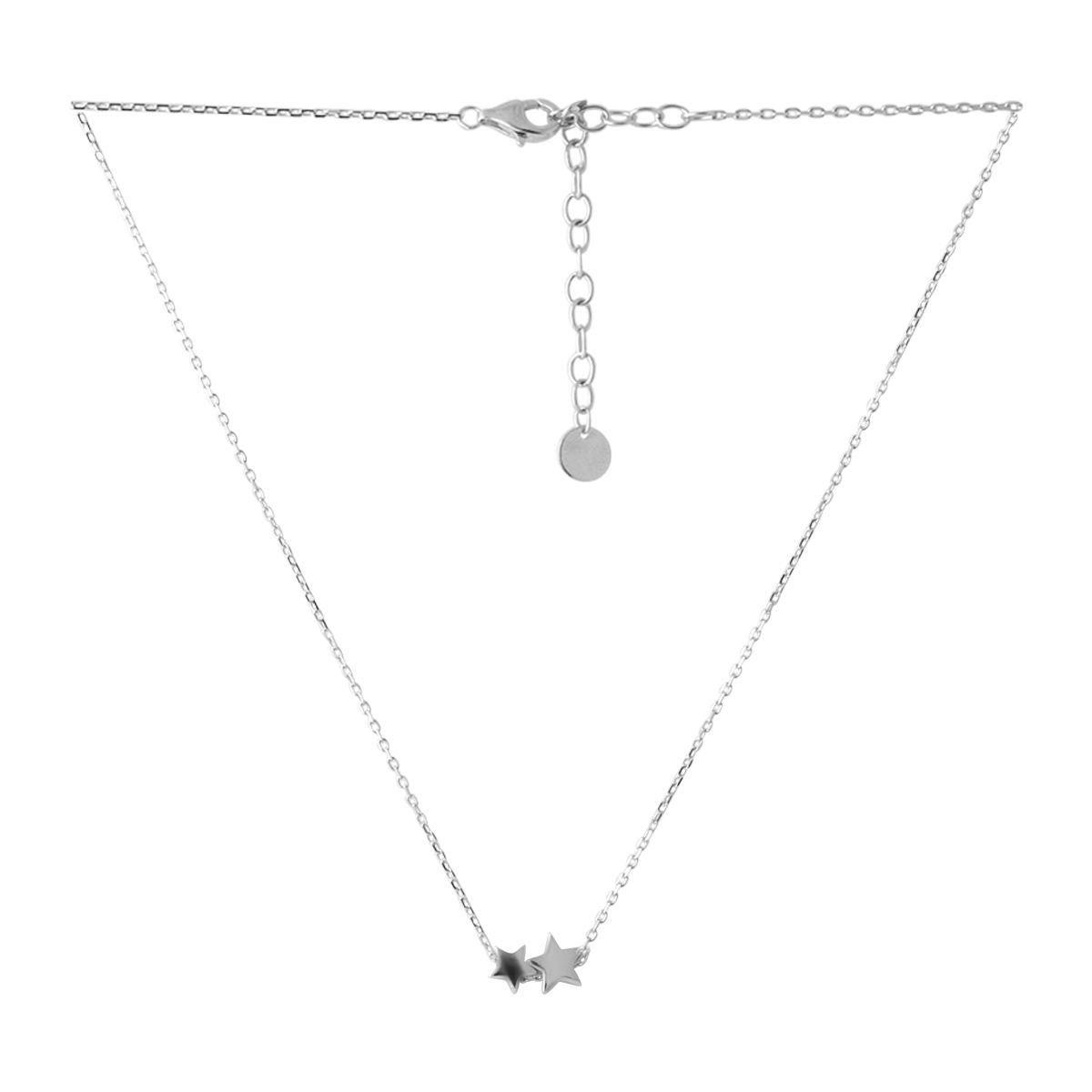

Серебряное колье без камней 2052920 45 см