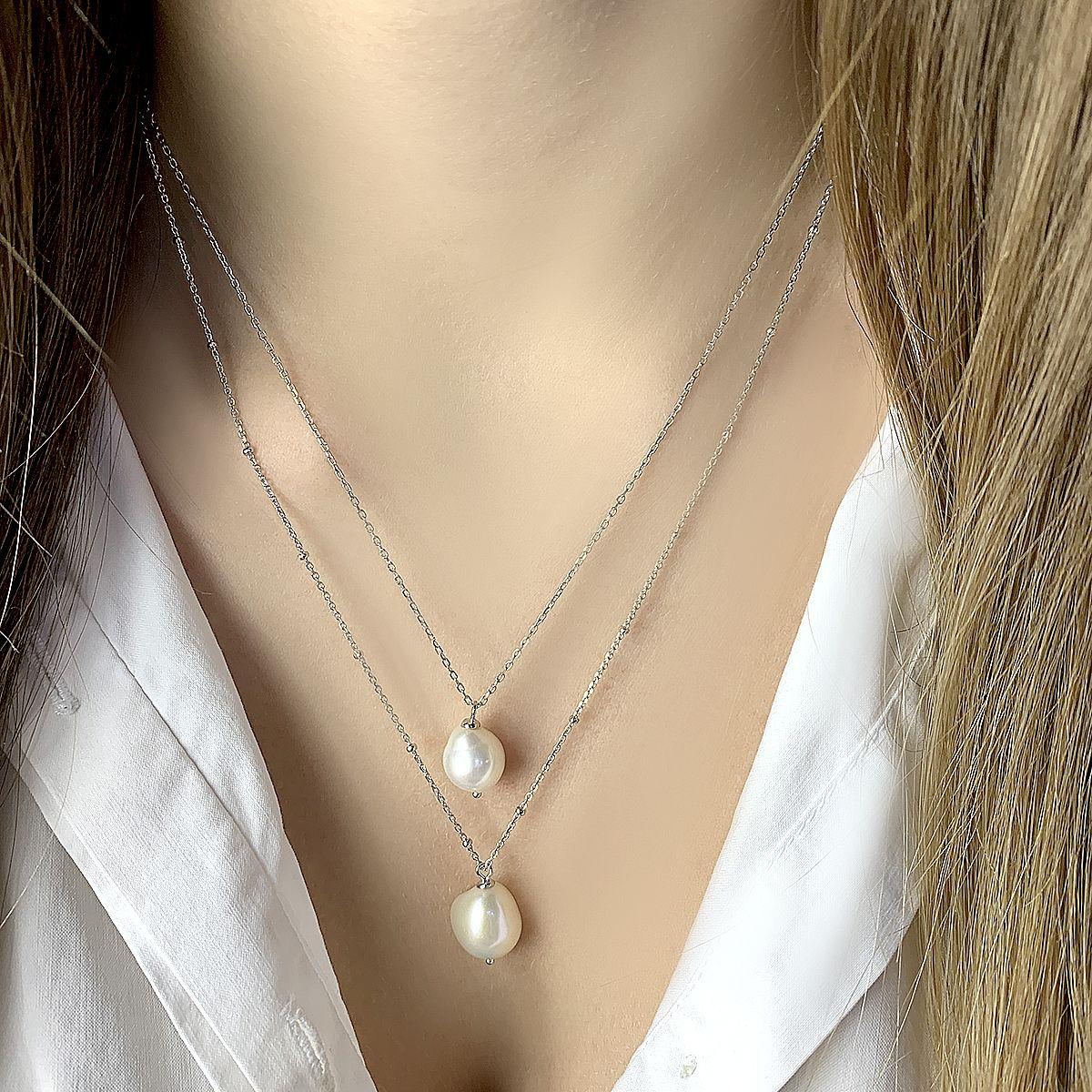 

Серебряное колье с натуральным жемчугом барочным 33.967ct 2068969 45 см