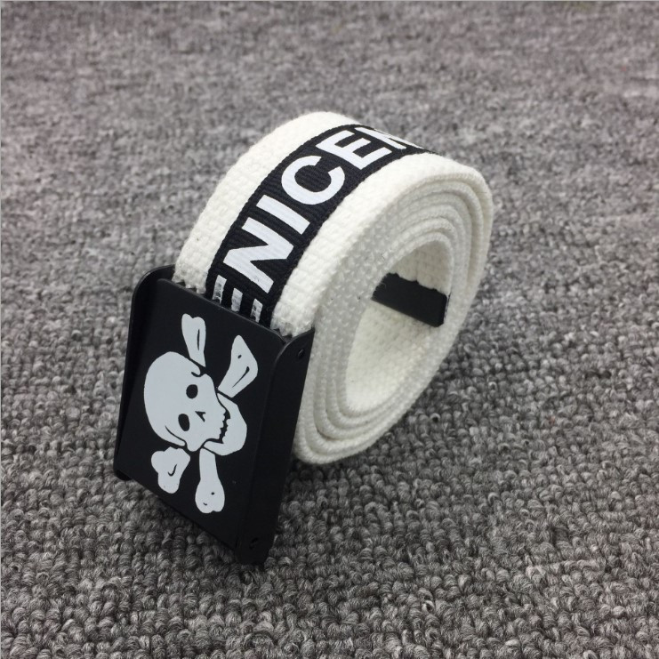

Ремень Jsstore Skull Cenice Белый 110см