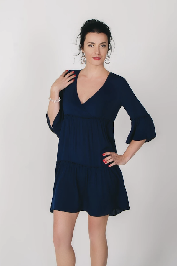 

Женская туника с рукавами Shato ST 254 navy () Синий, Женская туника с рукавами Shato ST 254 navy 48(XL) Синий