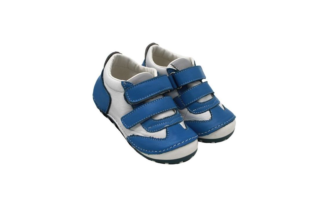 

Туфли Dog Bebe 20(р) бело-синего цвета (204-4)