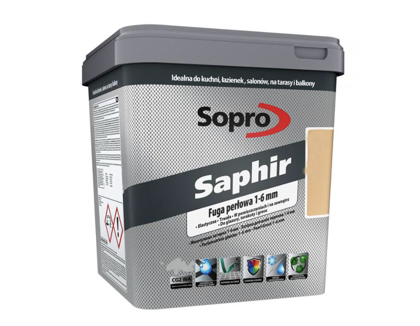

Водоотталкивающая затирка 1-6 мм Sopro Saphir №9522 Коричневый-бали (59) 4 кг