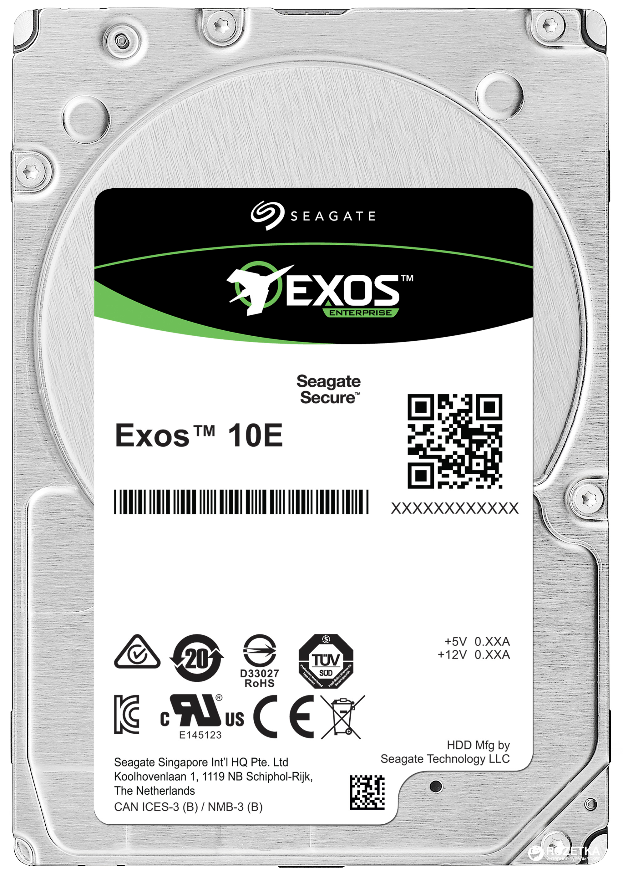 

Жесткий диск Seagate Exos 10E300 512N 10K HDD 300GB 10000rpm 128MB ST300MM0048 2.5" SAS