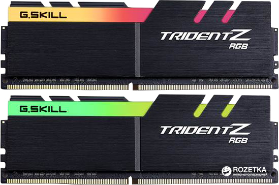 

Оперативная память G.Skill DDR4-3200 16384MB PC4-25600 (Kit of 2x8192) Trident Z RGB (F4-3200C16D-16GTZR)