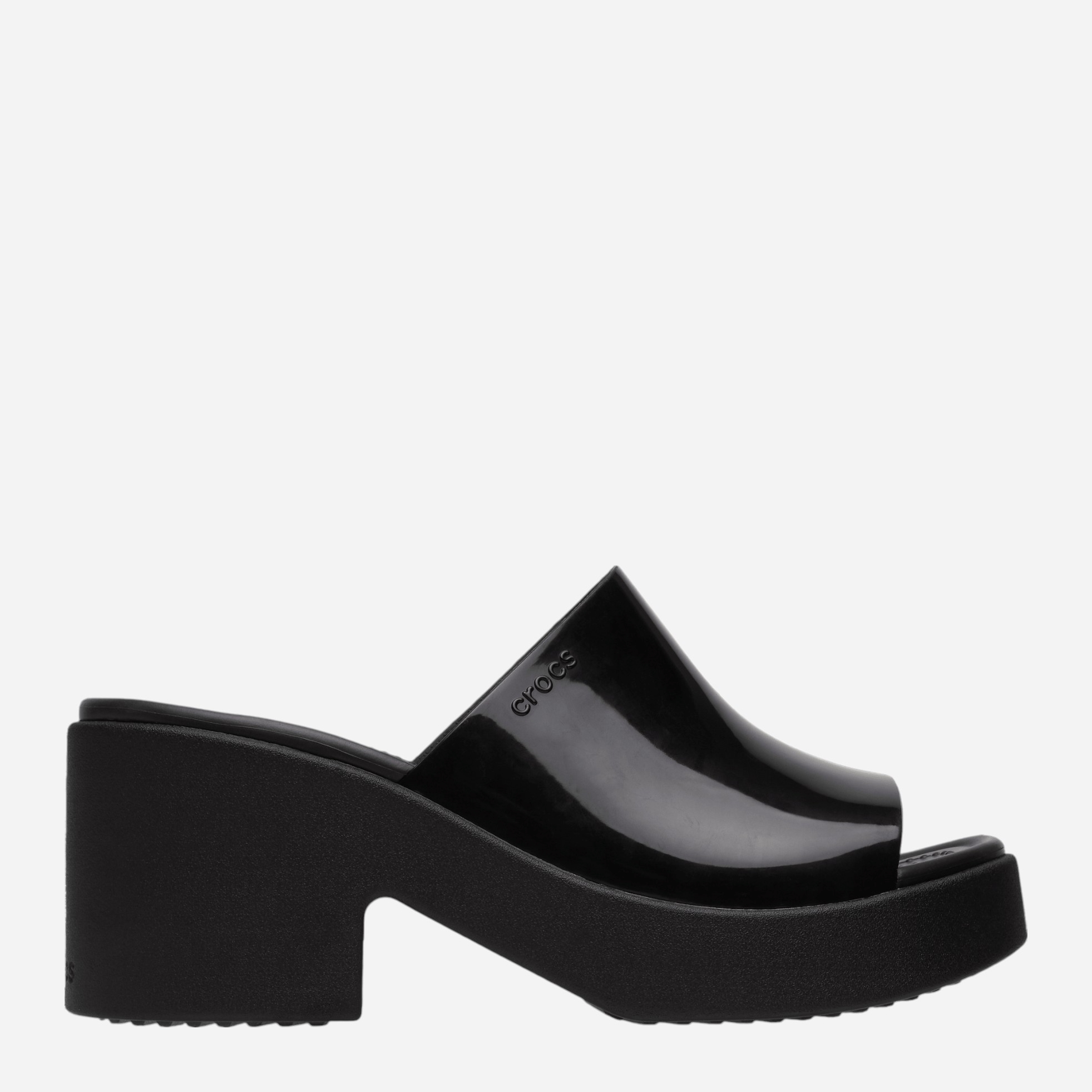 Жіночі мюлі Crocs Brooklyn Slide High Shine Heel 209709-001 39-40 (M7/W9) 25 см Чорні від Rozetka на платформі USKIDKA Акція на Жіночі мюлі Crocs Brooklyn Slide High Shine Heel 209709-001 39-40 (M7/W9) 25 см Чорні від Rozetka