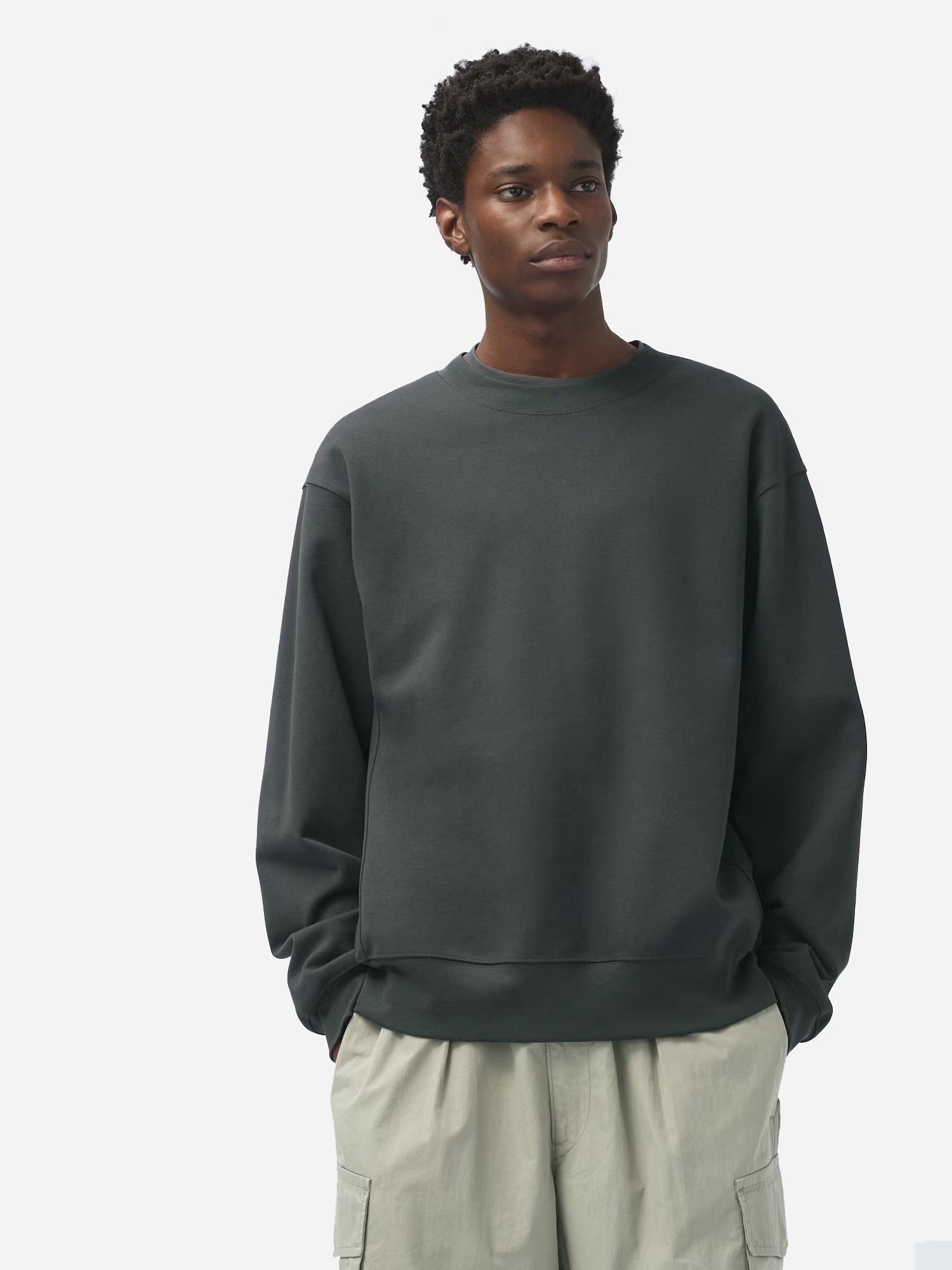 Світшот оверсайз чоловічий Uniqlo 118701713 3XL Сірий від Rozetka на платформі USKIDKA Акція на Світшот оверсайз чоловічий Uniqlo 118701713 3XL Сірий від Rozetka