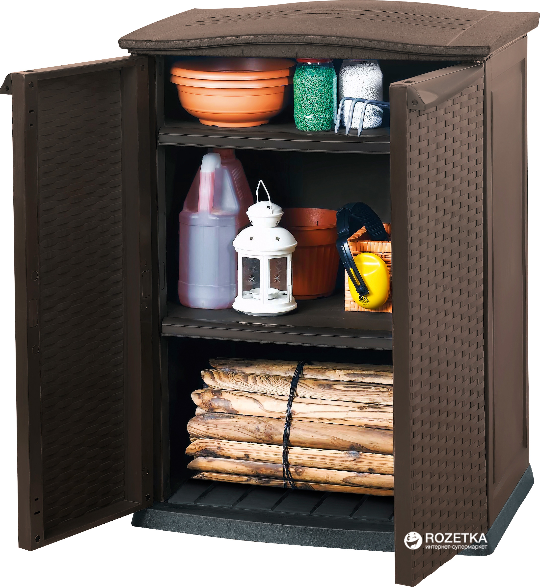 

Ящик для хранения Keter Rattan Style Base Shed 230 л Коричневый