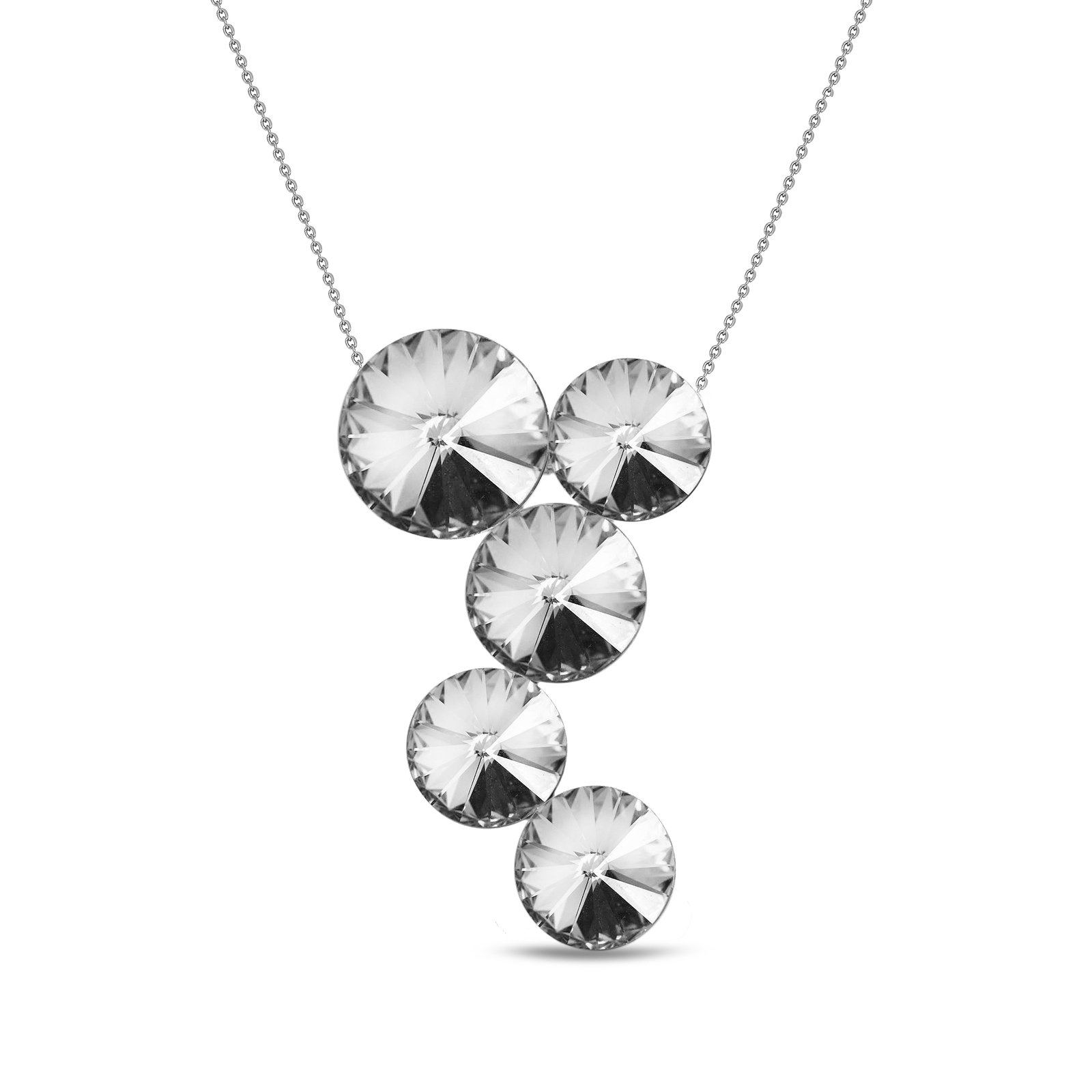 

Серебряный кулон c цепочкой SPARK Lollipop со Swarovski модели NK1122C