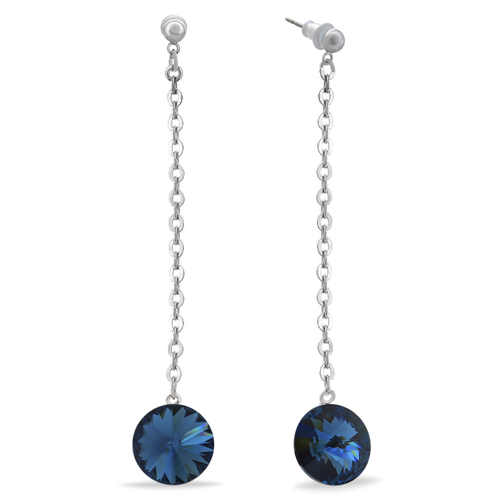 

Серьги KOBI RIVOLI KOLO na retizek 10 мм со Swarovski модели 7740-1072-20-32