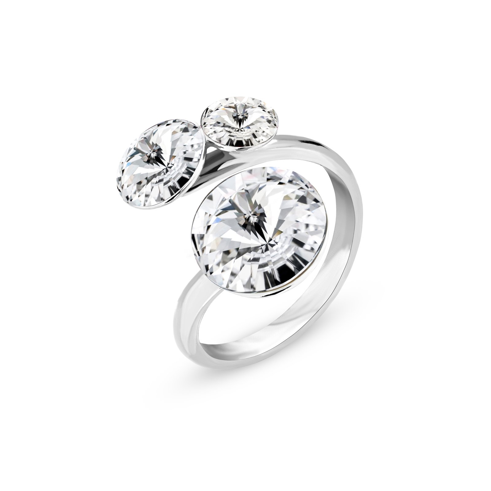 

Серебряное кольцо SPARK Lollipop со Swarovski модели P11223C