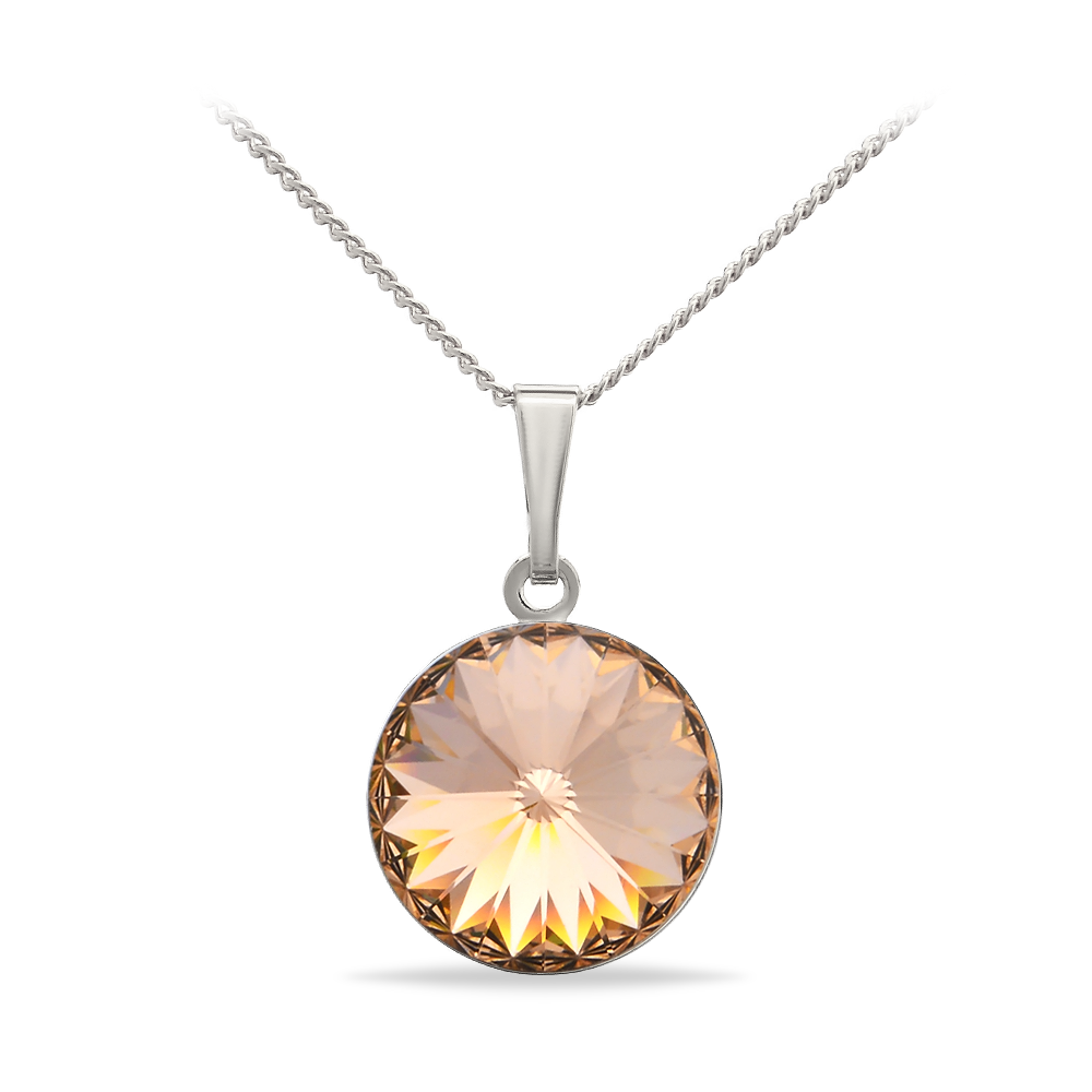 

Кулон c цепочкой KOBI RIVOLI 14 мм со Swarovski модели 7730-1187-25-32