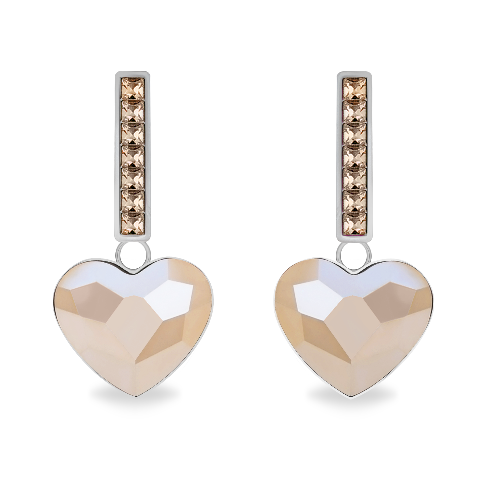 

Серебряные серьги SPARK Romance со Swarovski модели KSQ2808RG