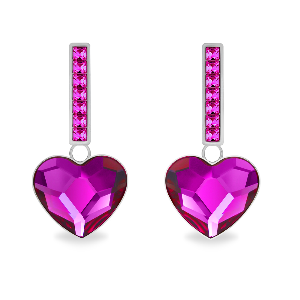 

Серебряные серьги SPARK Romance со Swarovski модели KSQ2808F