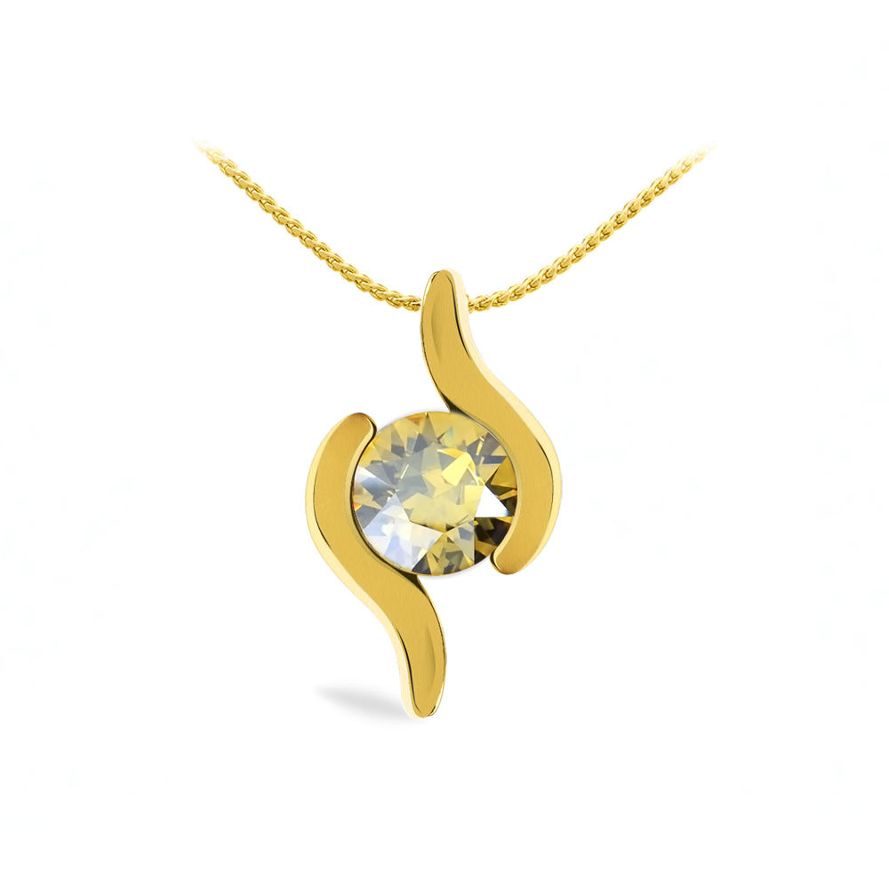 

Кулон c цепочкой KOBI SUSANA со Swarovski 8 мм модели 7730-8650-03-35