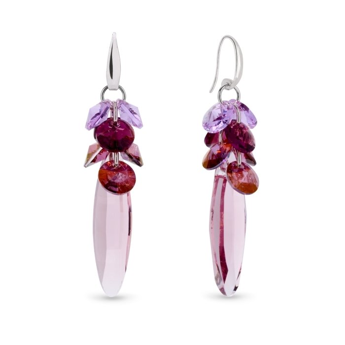 

Серебряные серьги SPARK Pinea со Swarovski модели KWP6470LAM