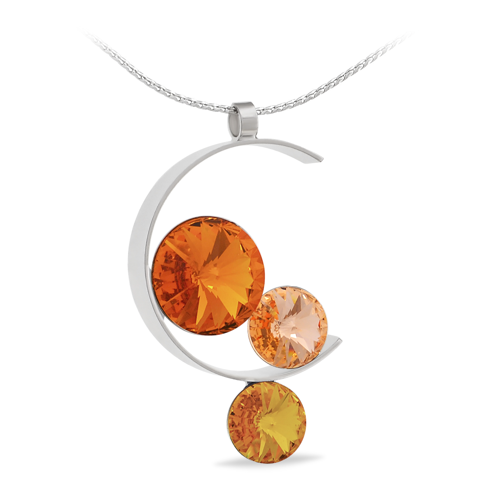 

Кулон с цепочкой KOBI Luna со Swarovski модели 7730-1066-306