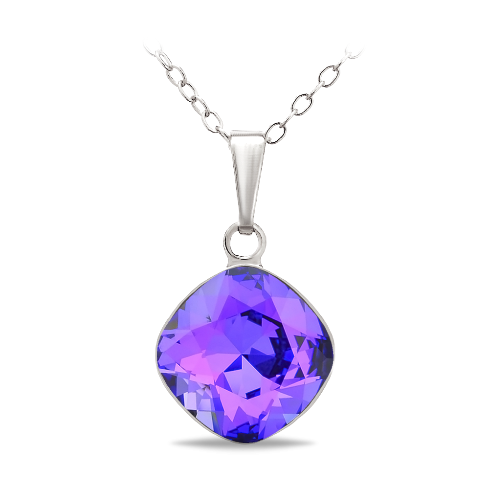 

Кулон с цепочкой KOBI IVONN 14*14 мм со Swarovski модели 7730-1369-316