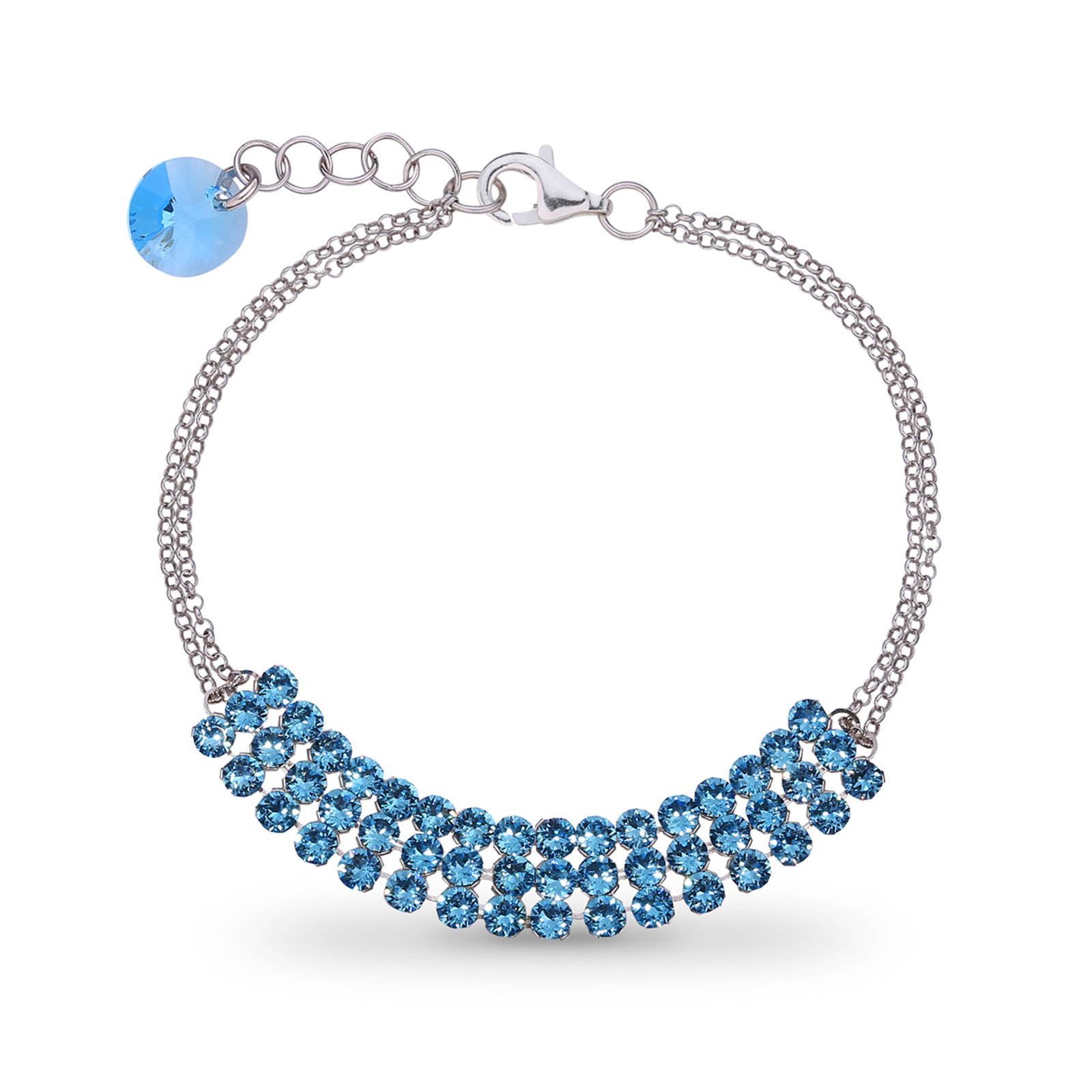 

Серебряный браслет SPARK Stylish со Swarovski модели B3MESH925AQ