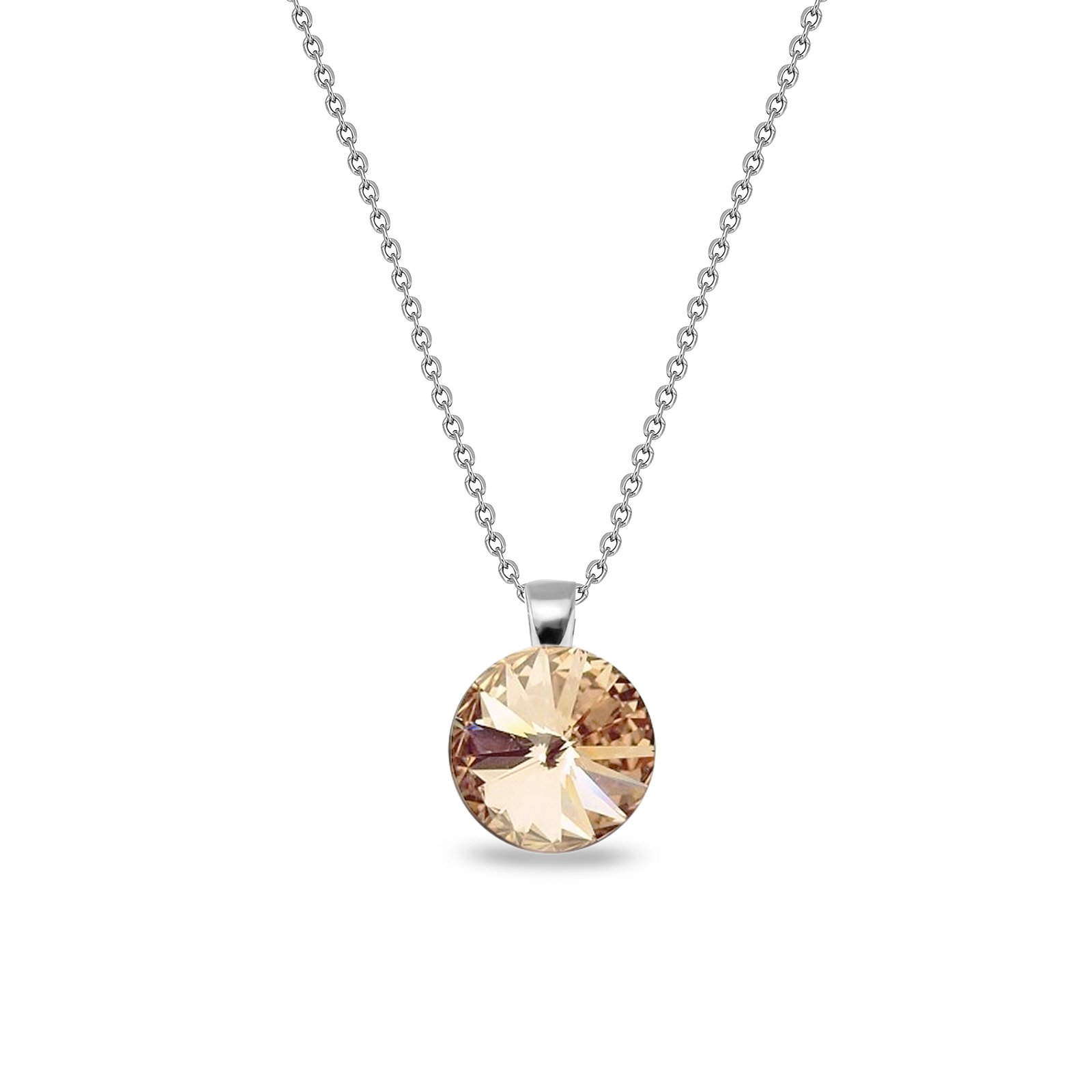 

Серебряный кулон c цепочкой SPARK CANDY со Swarovski модели N112212SL