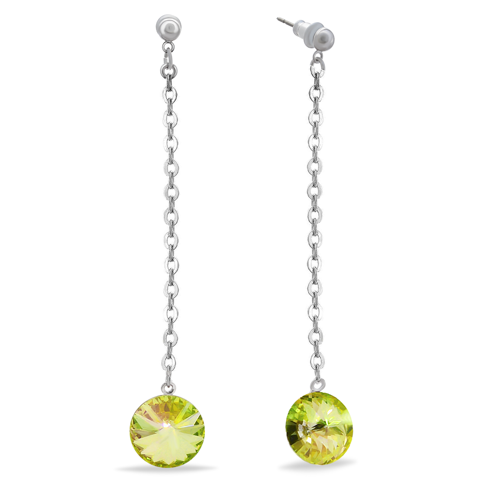 

Серьги KOBI RIVOLI KOLO na retizek 10 мм со Swarovski модели 7740-1072-40-32