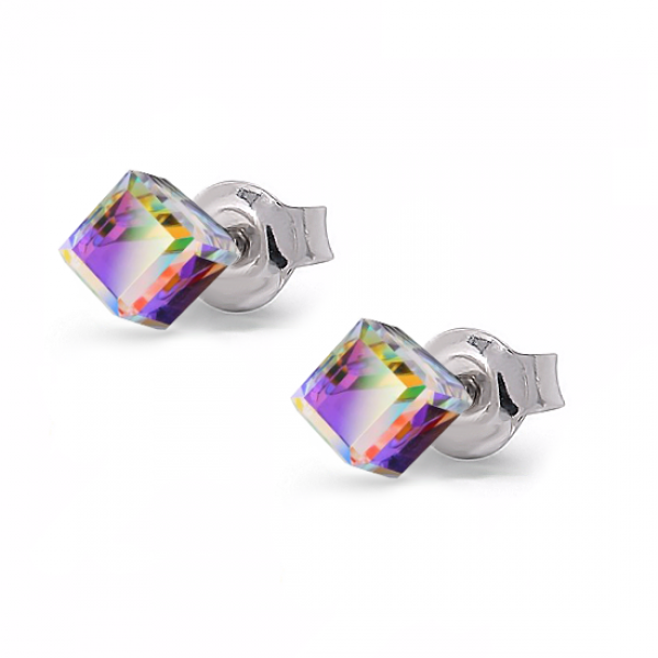 

Серьги KOBI KOSTKA 6x6 мм со Swarovski модели 7740-1080-08-32