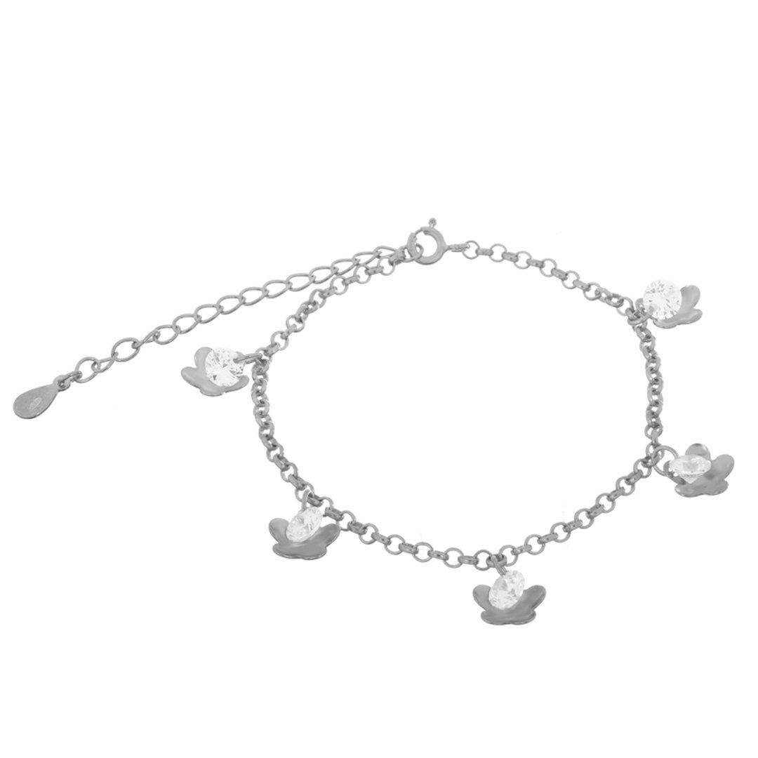 

Серебряный браслет Silvex925 с фианитом модели Б2Ф/418