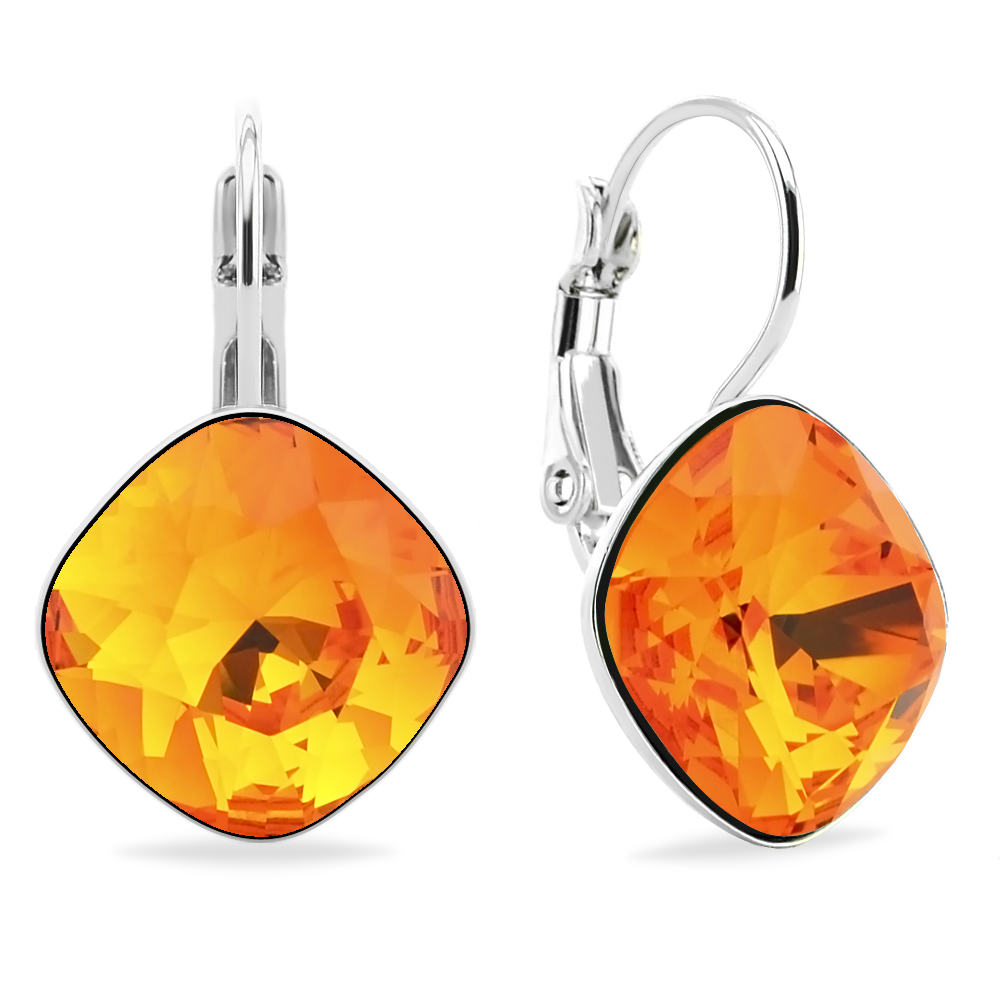 

Серьги KOBI IVONN 14*14 мм со Swarovski модели 7740-1208-56