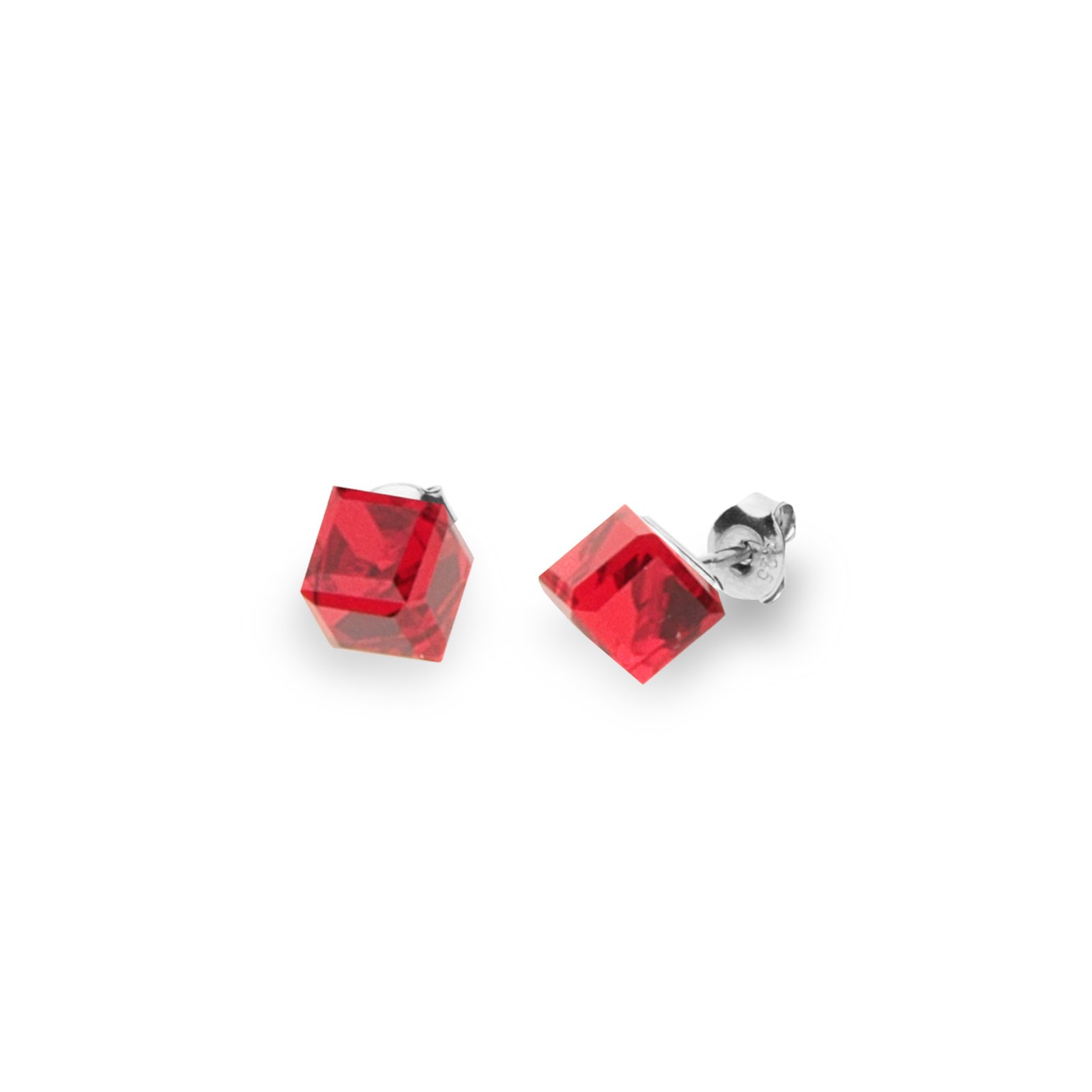 

Серебряные серьги SPARK Medium Cube 6x6 мм со Swarovski модели K48416SI
