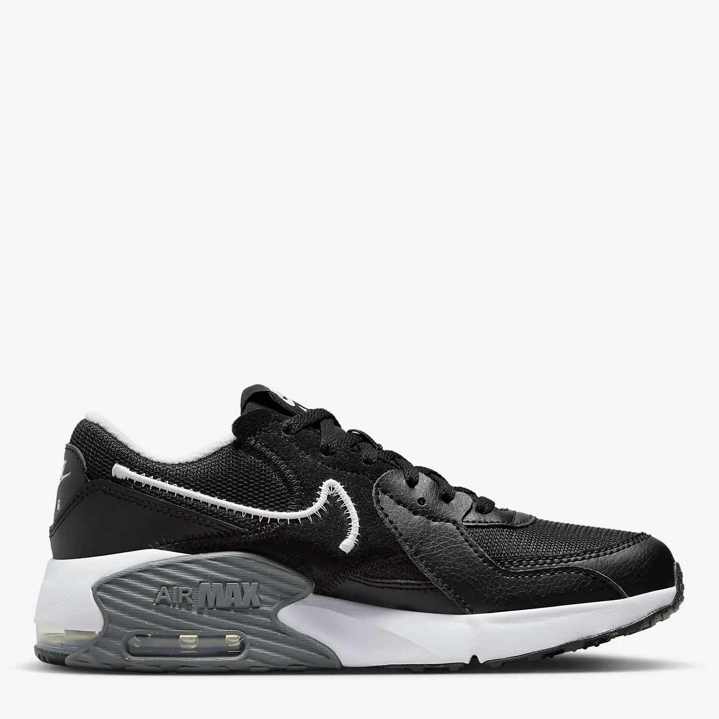 Акція на Підліткові кросівки для дівчинки Nike Air Max Excee Gs FB3058-002 39 Чорні від Rozetka