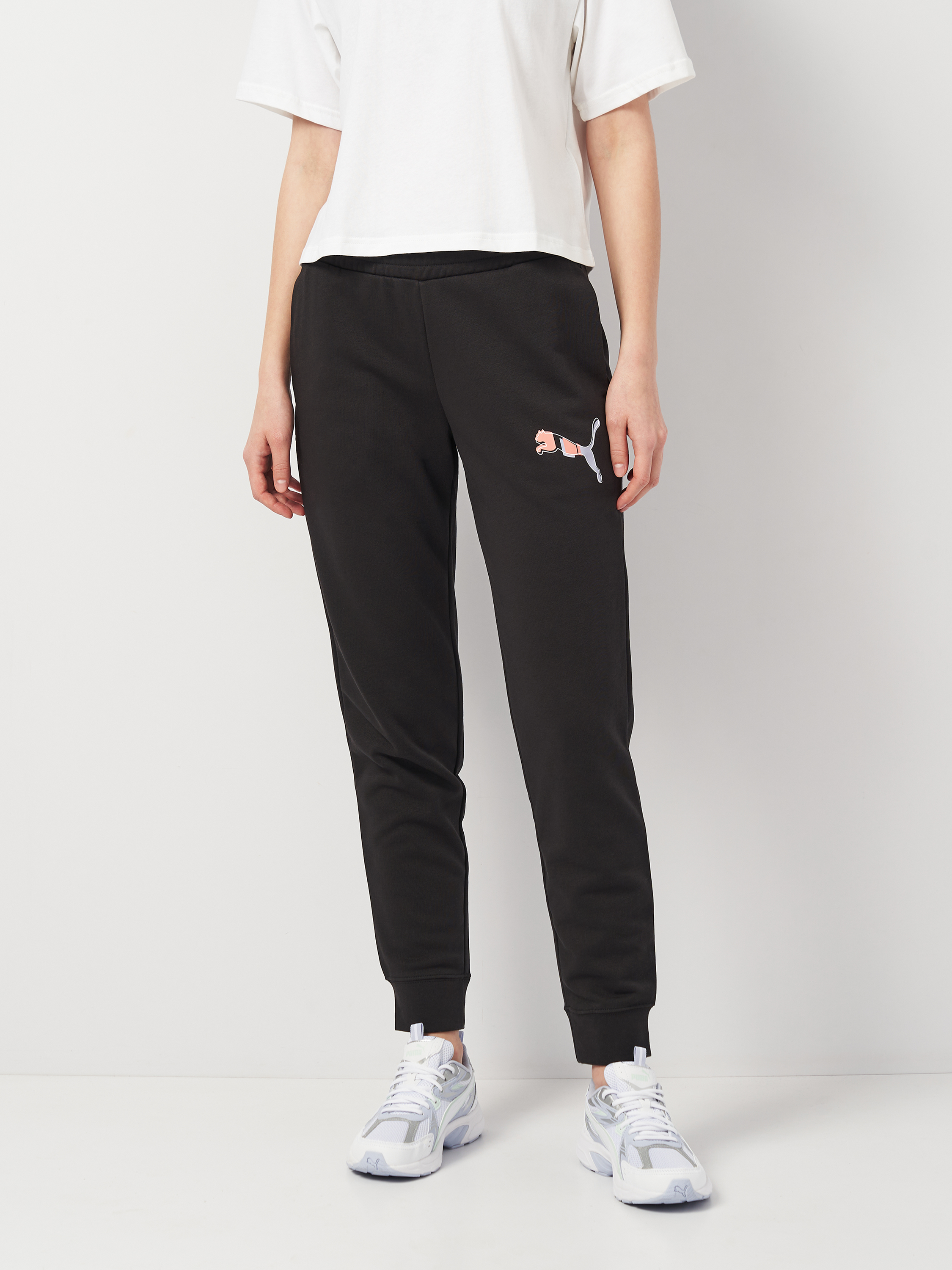 Акція на Спортивні штани жіночі Puma Ess Logo Lab Pants Tr 68499401 L Black від Rozetka