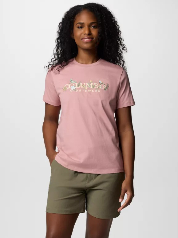 Футболка бавовняна жіноча Columbia Boundless Beauty Logo SS 2036573CLB-659 S Рожева від Rozetka на платформі USKIDKA Акція на Футболка бавовняна жіноча Columbia Boundless Beauty Logo SS 2036573CLB-659 S Рожева від Rozetka