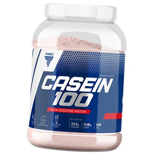 

Казеиновый Протеин, Casein 100, Trec Nutrition 1800г Клубника-банан (29101006)