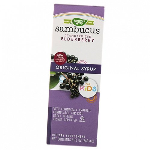 

Original Sambucus for Kids Nature's Way 240мл Бузина (71344072)