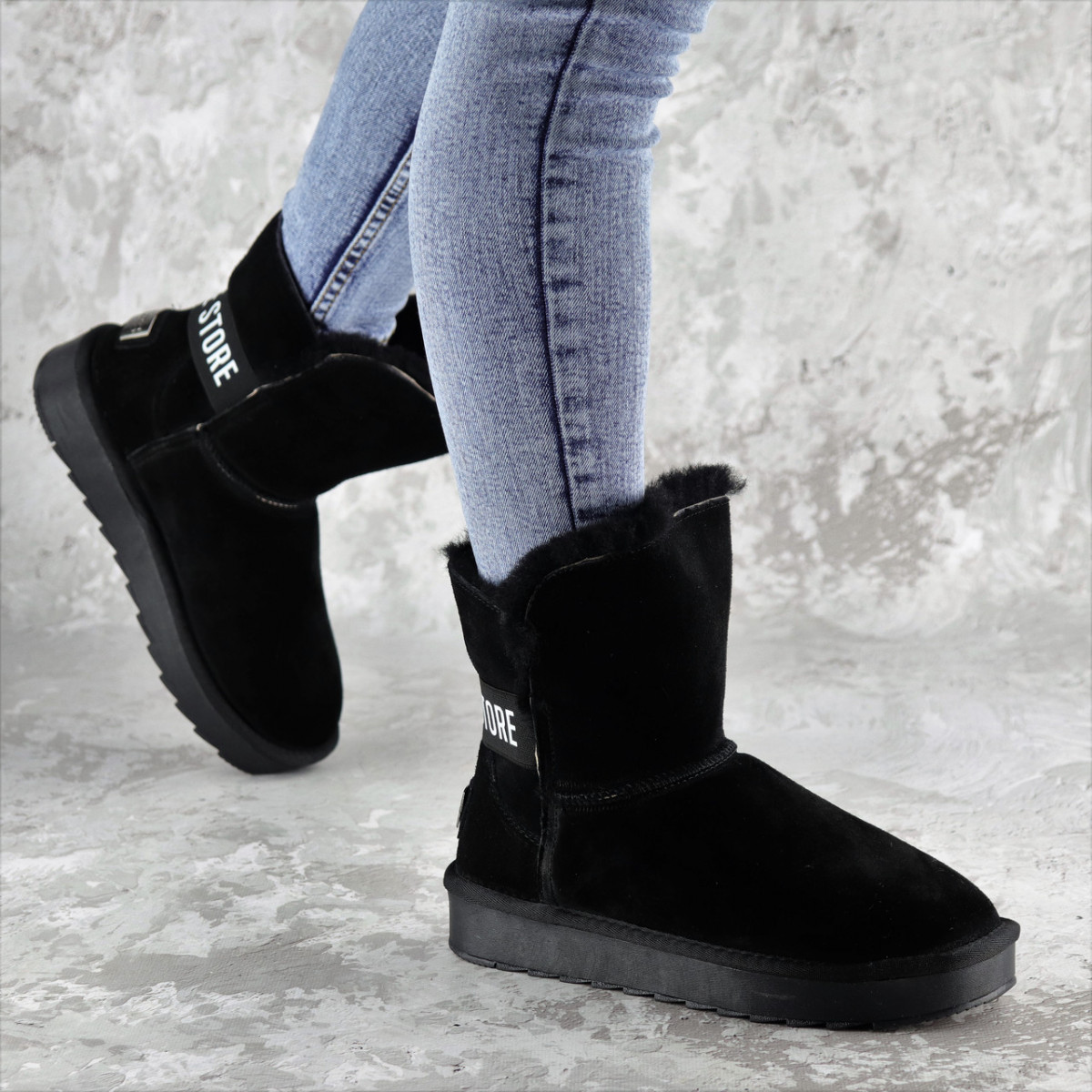 

Угги женские Fashion Diogo 2242 39 размер 24,5 см Черный