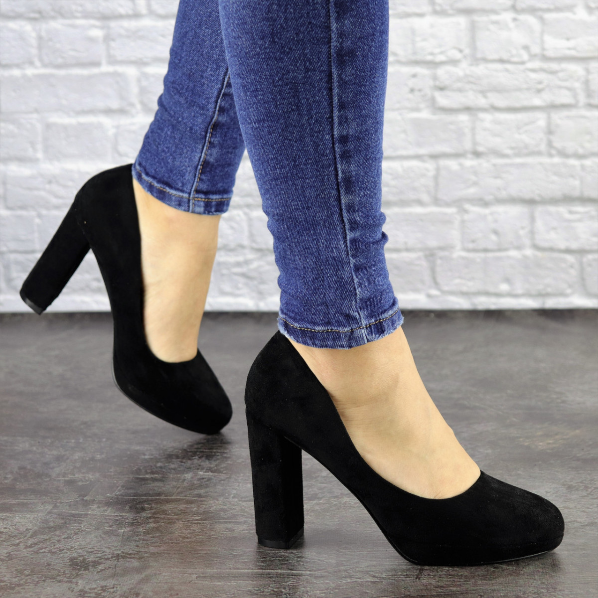 

Туфли женские на высоком каблуке Fashion Nala 1492 40 размер 25 см Черный