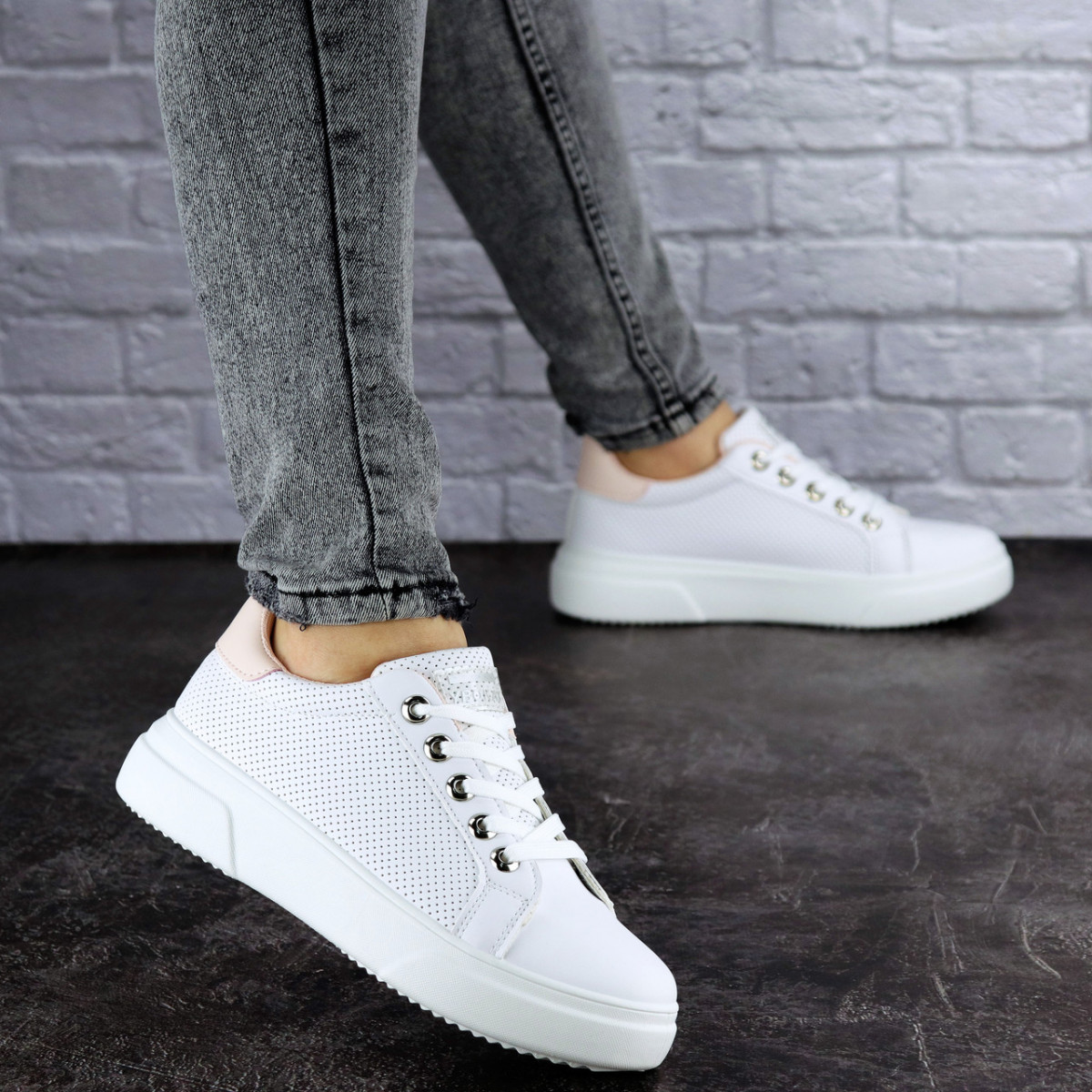 

Женские кеды Fashion Bruiser 1787 39 размер 24,5 см Белый