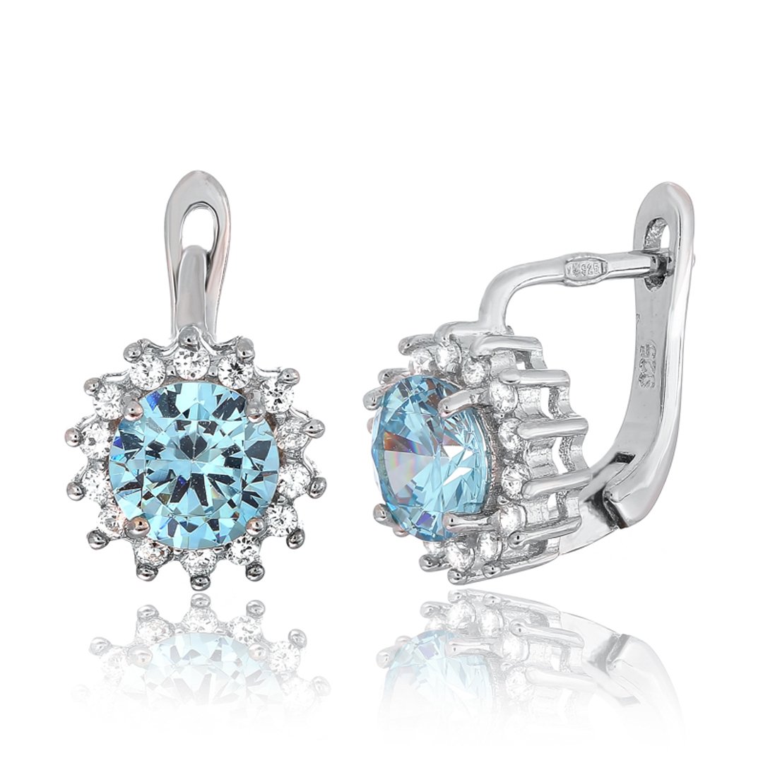 

Серебряные серьги Silvex925 с фианитом модели СК2ФТ/475