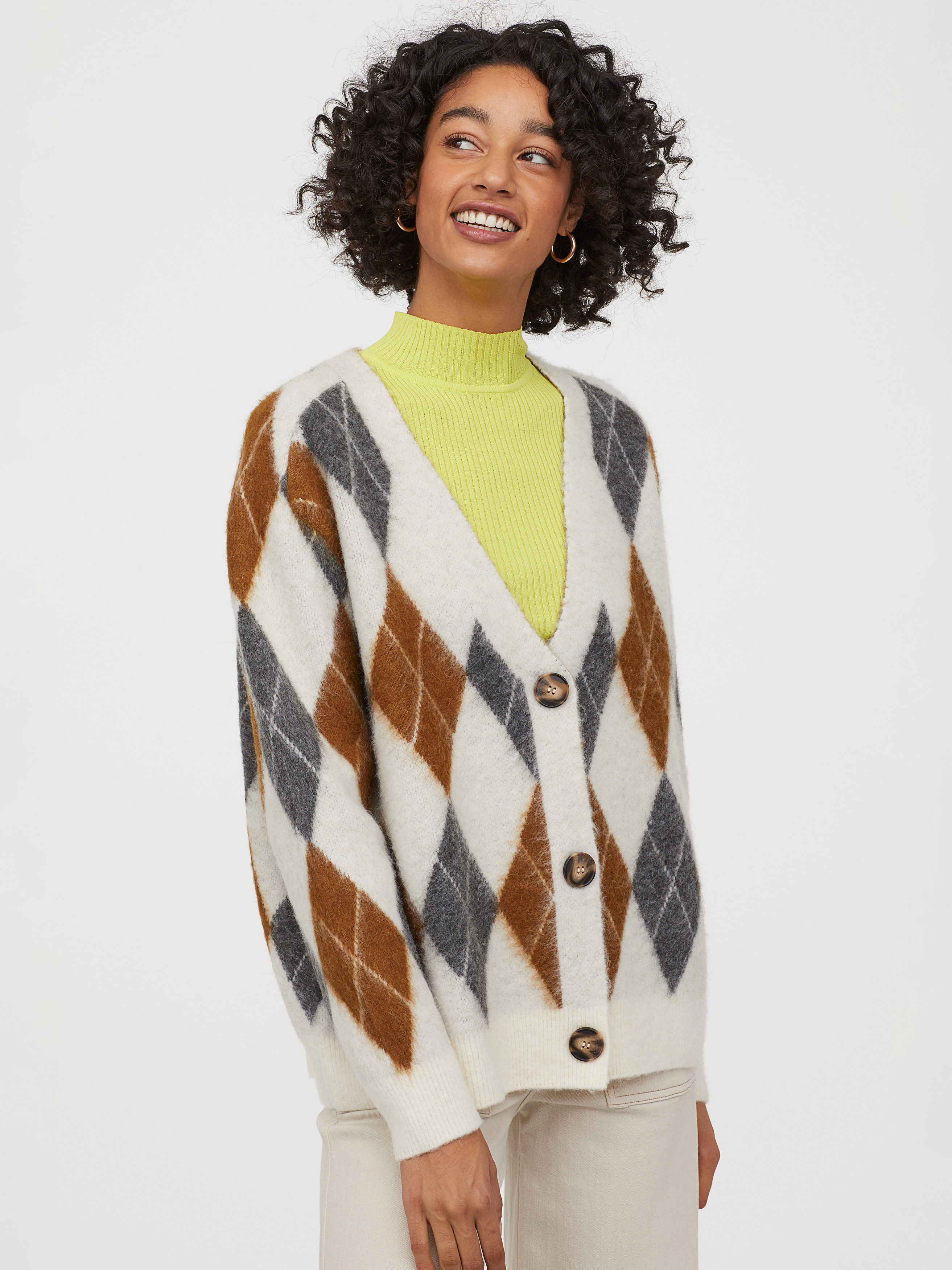 Кардиган жіночий H&M Pringle Of Scotland 8044060wer L Сірий з білим від Rozetka на платформі USKIDKA Акція на Кардиган жіночий H&M Pringle Of Scotland 8044060wer L Сірий з білим від Rozetka