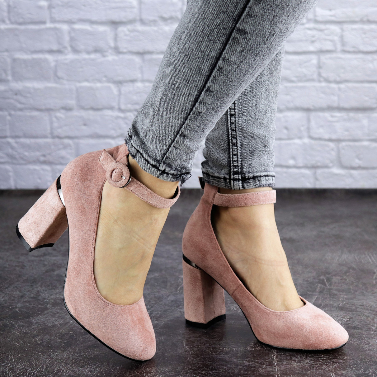 

Женские туфли на каблуке Fashion Milly 2010 38 размер 24,5 см Розовый