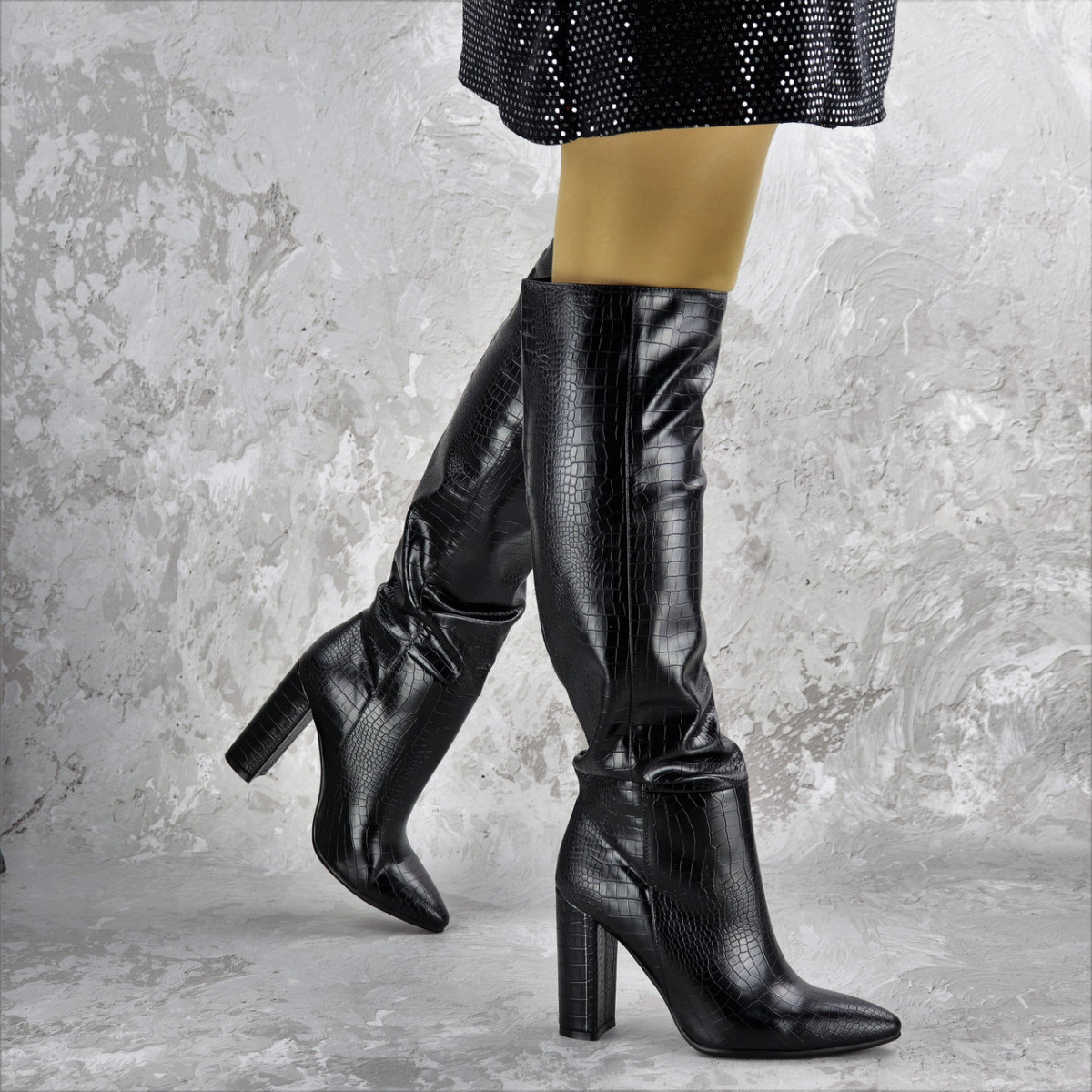 

Сапоги женские Fashion Sarge 2185 37 размер 24 см Черный