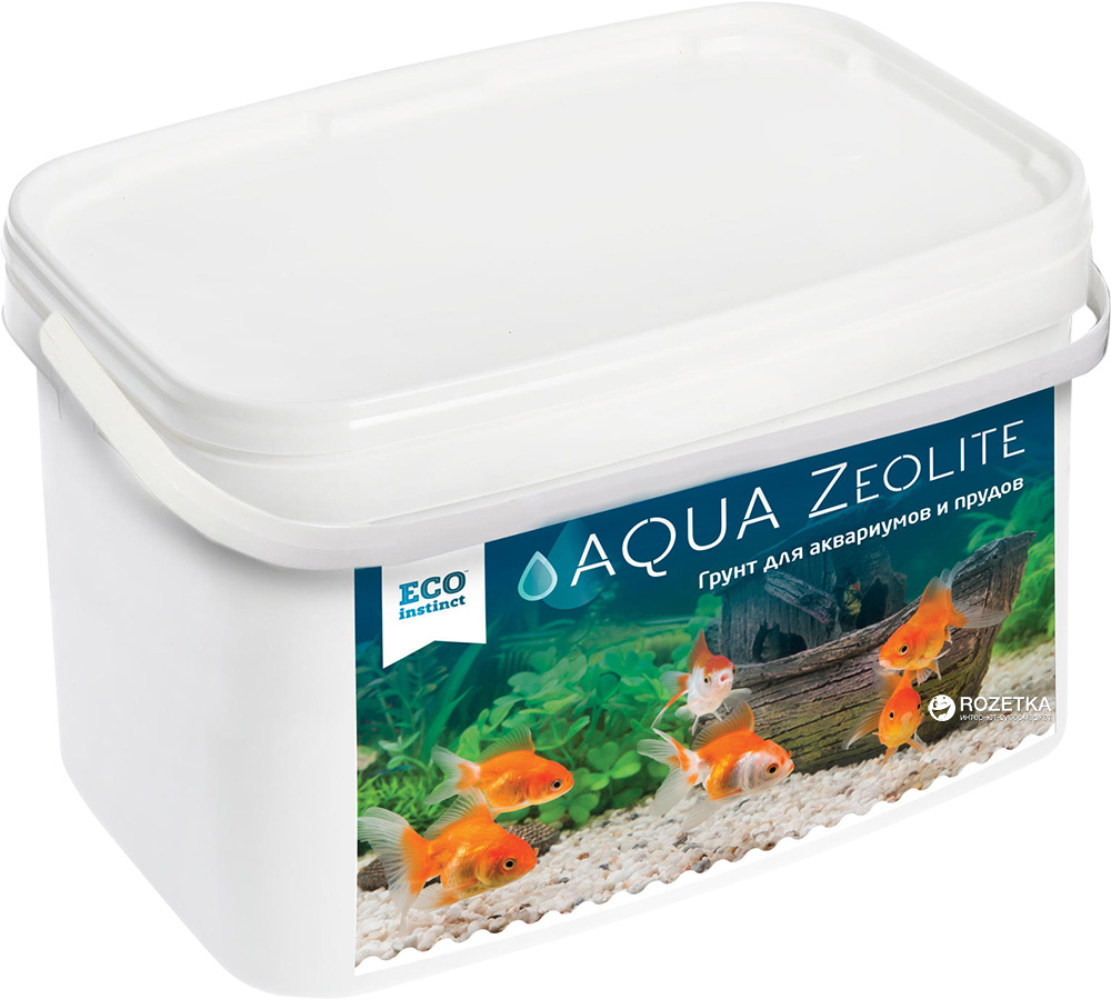 Грунт для аквариумов ECO Instinct Aqua Zeolite 3-5 мм 2 кг AGZ-02/03-05 ...