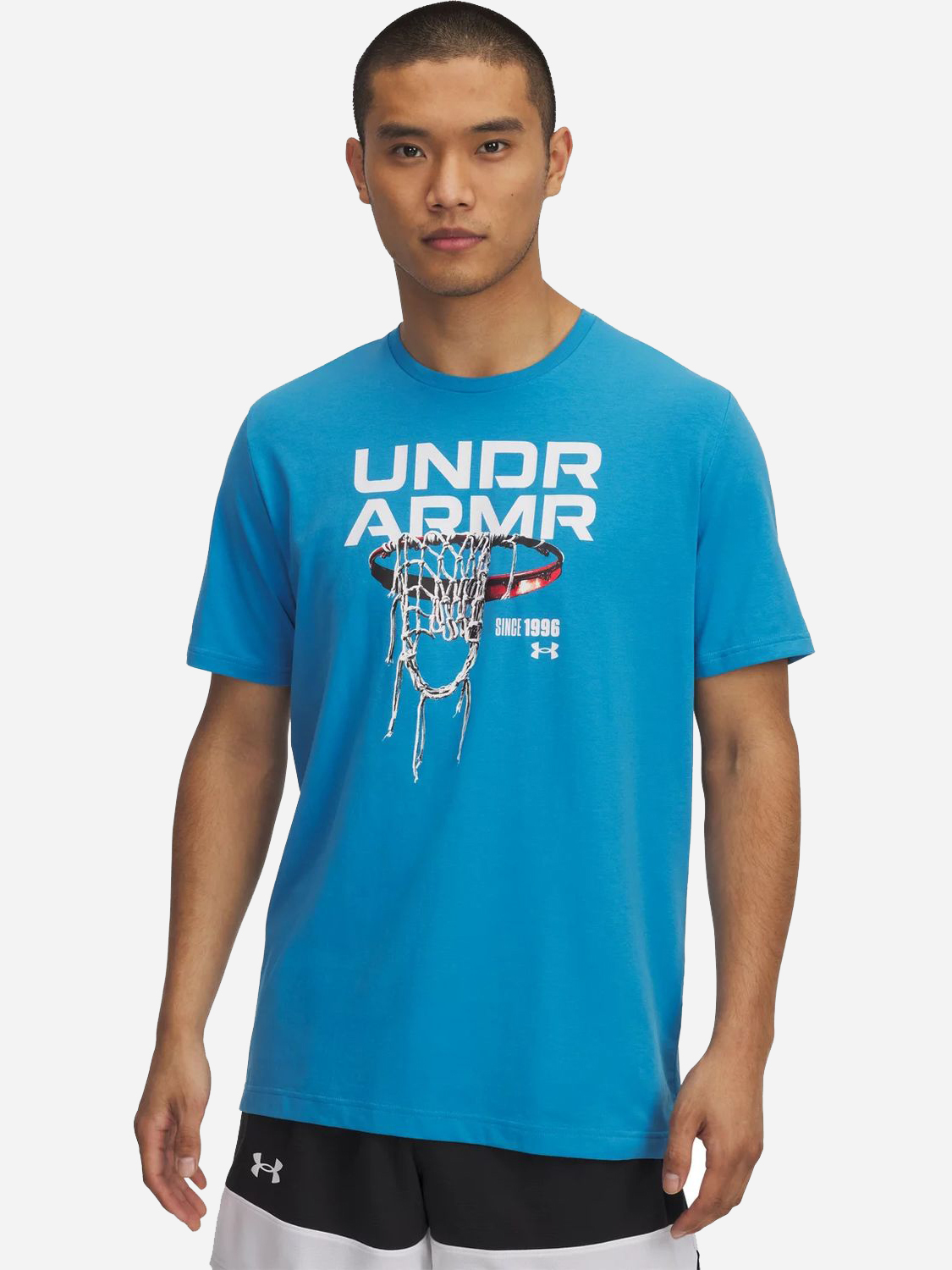 Футболка довга чоловіча Under Armour Ua M 60/40S Hoops Net Ss 1390188-452 S Синя від Rozetka на платформі USKIDKA Акція на Футболка довга чоловіча Under Armour Ua M 60/40S Hoops Net Ss 1390188-452 S Синя від Rozetka