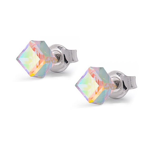 

Серьги KOBI KOSTKA 6x6 мм со Swarovski модели 7740-1080-03-32