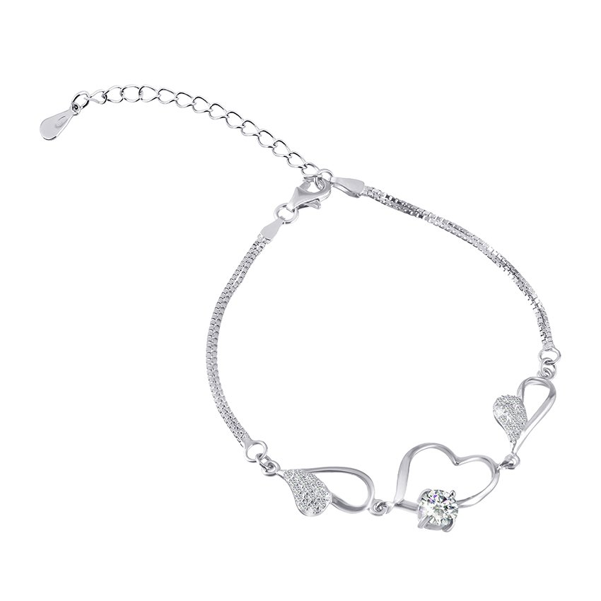 

Серебряный браслет Silvex925 с фианитом модели Б2Ф/469