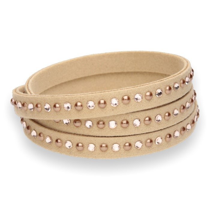 

Браслет из алькантары SPARK Flicker со Swarovski модели BLZTRP1BEBRSL